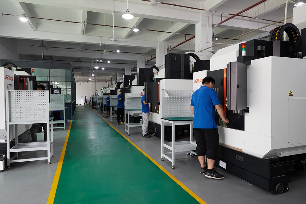 3 axis,4 axis, and 5 axis CNC Machining workshop of CNC Machining Pro 